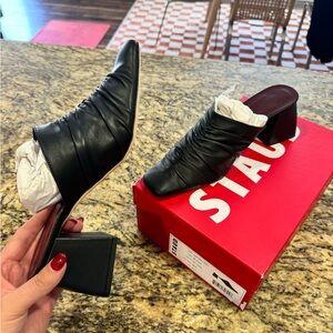 STAUD Maude heel mule black 40.5